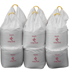 Humus de lombriz solido en pellets, BIG BAG de 500kg